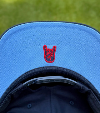 Hometown Sky Blue| Navy with Sky Blue Rope Premium Pre-Curved Snapback Standard