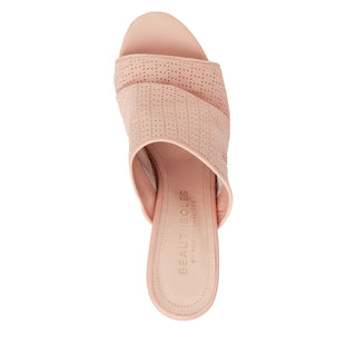 Lara Light Pink Leather Sandal