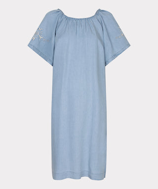 Dress Embroidery Chambray