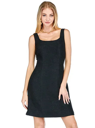 U-Neck Fitted Dress