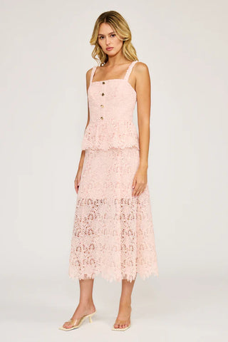 Rosalie Peplum Lace Dress