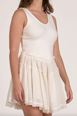 Tiered Mini Dress