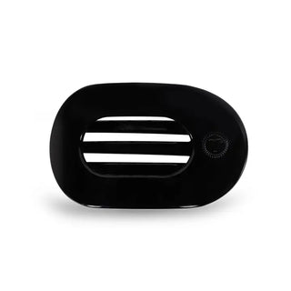 Round Flat Hair Clip | Small | Jet Black