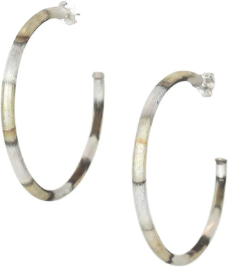 Everybody's Favorite Hoops - Burnished Silver Plated (Antique)