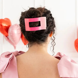 Flat Rectangle Hair Clip | Large