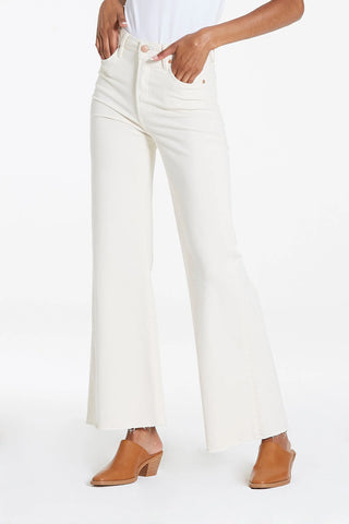 Fiona Wide Leg Jean Wheat