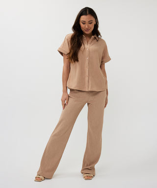 Trousers Fancy Crinkle