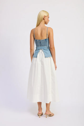 Harlow Denim Midi Dress