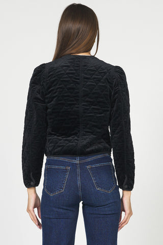 Kit Black Velvet Jacket