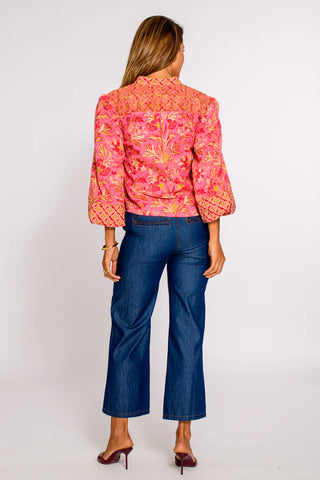 Emily Top in Grandeur Cherry