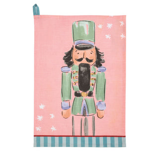 Green Nutcracker Stripe Hem