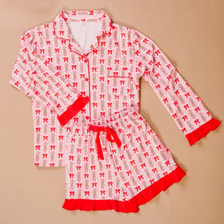 Sweet Dreams Pajama Shorts Set-Oh So Merry