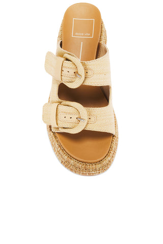 Witny Sandal Light Natural Woven Raffia