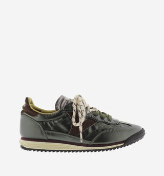 Saturno Metal & Suede Sneakers