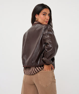 Short Jacket PU Crinkle