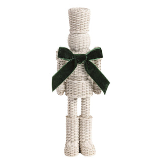 Large Resin Wicker Nutcracker