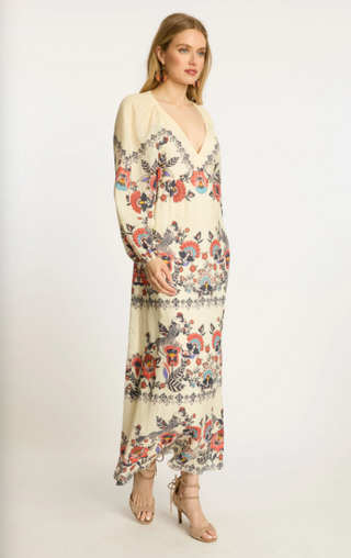 Mindy Dress in Zebra Leaf