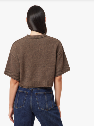 Crewneck Short Sleeve Sweater
