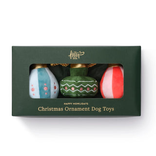 Christmas Ornament Boxed Dog Toy Set
