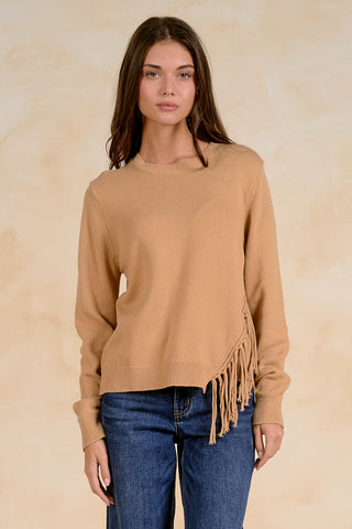 Sweater Crewneck Fringe