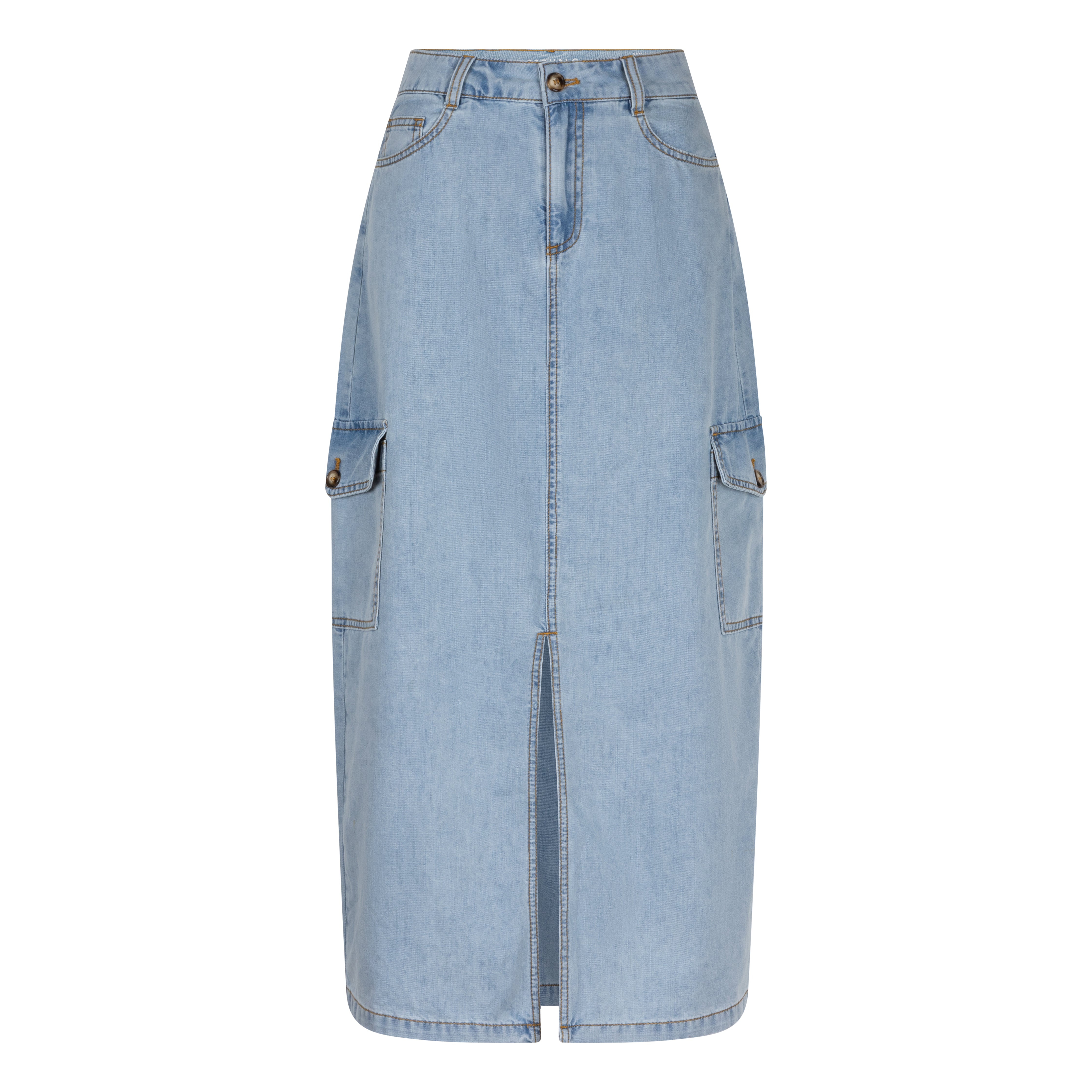 Cargo Midi Jean Skirt – Monkee's of Houston