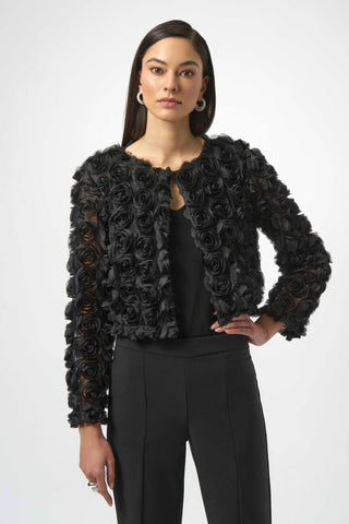 Rosette Embroidered Straight Cover Up