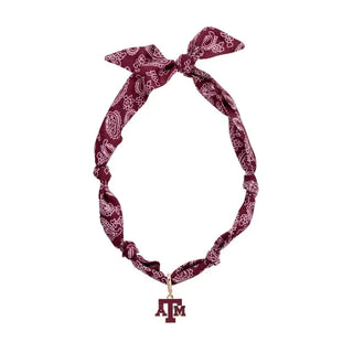 Texas A&M Aggies Logo Bandana Scarf Necklace
