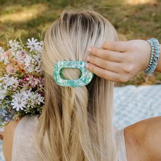 Flat Round Hair Clip | Small