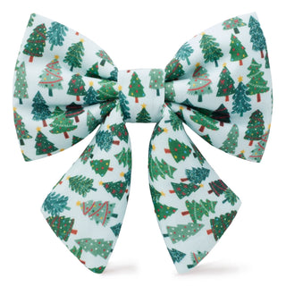 Festive Firs Lady Dog Bow