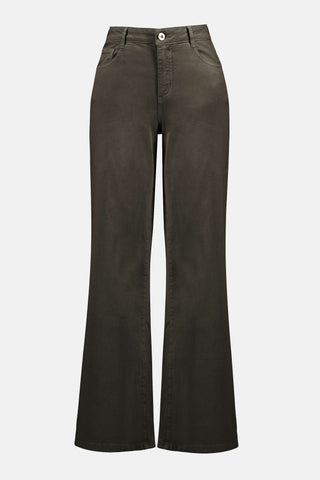 Goldie Classic Wide-Leg Stretch Denim Jeans