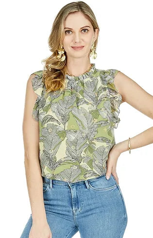 Ruffles Shell Top