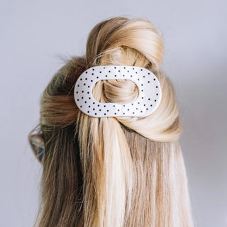 Flat Round Hair Clip | Medium