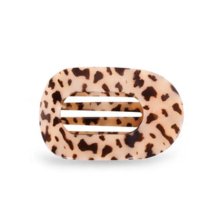 Round Flat Hair Clip | Medium | Blonde Tortoise