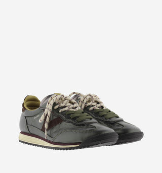 Saturno Metal & Suede Sneakers