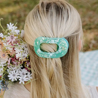 Flat Round Hair Clip | Medium