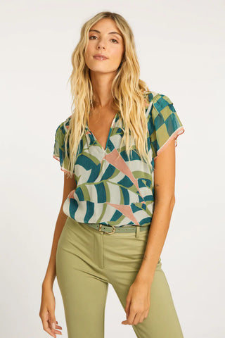 Kelsie Desert Mosaic Top