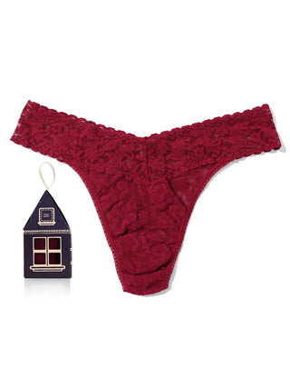 Signature Lace® Original Rise Gingerbread House Pack Dark Pomegranate Red