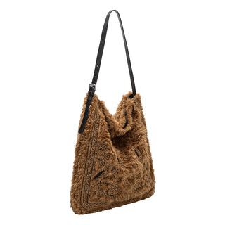 Annie Tan Faux Fur Tote Bag