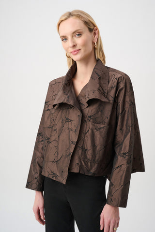 Jacquard Memory Asymmetrical Jacket