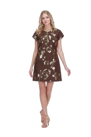 Zipper Shift Dress