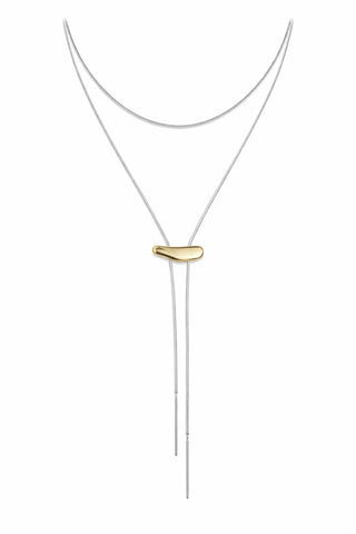 Two Tone Bolo Necklace