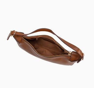 Nicolette Saddle Recycled Vegan Shoulder Bag