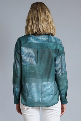 Matrix Voile Tie-front Shirt