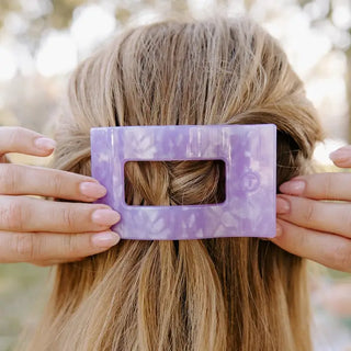 Flat Rectangle Hair Clip | Medium