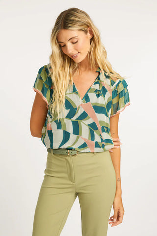 Kelsie Desert Mosaic Top
