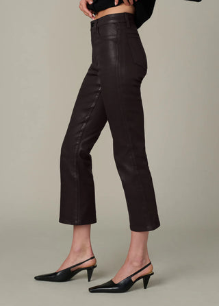 The Callie Cropped Bootcut Coated