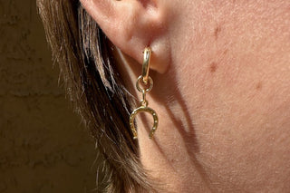 Huggie Hoop & Horseshoe Earrings