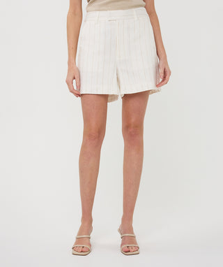Shorts Linen Striped
