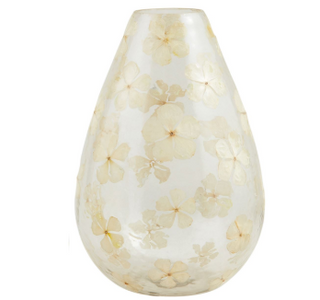 Large Pressed Flower Vase