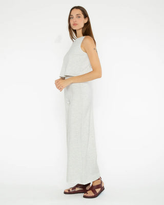 Heather Grey Ponte Knit Tank Top